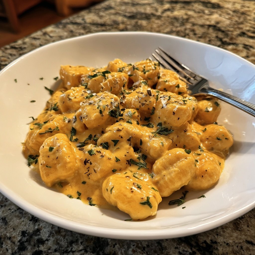 Gnocchi mit Kürbiscreme