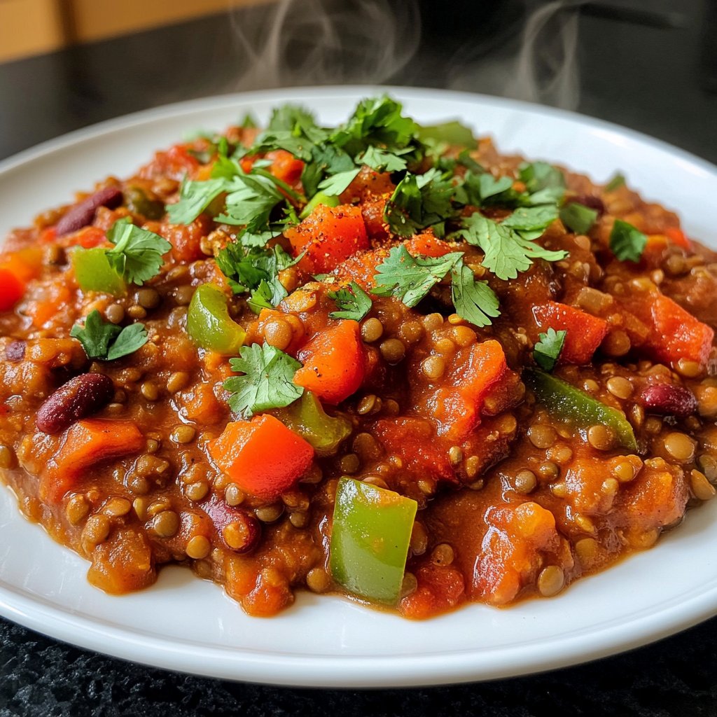 Chili sin Carne mit Linsen
