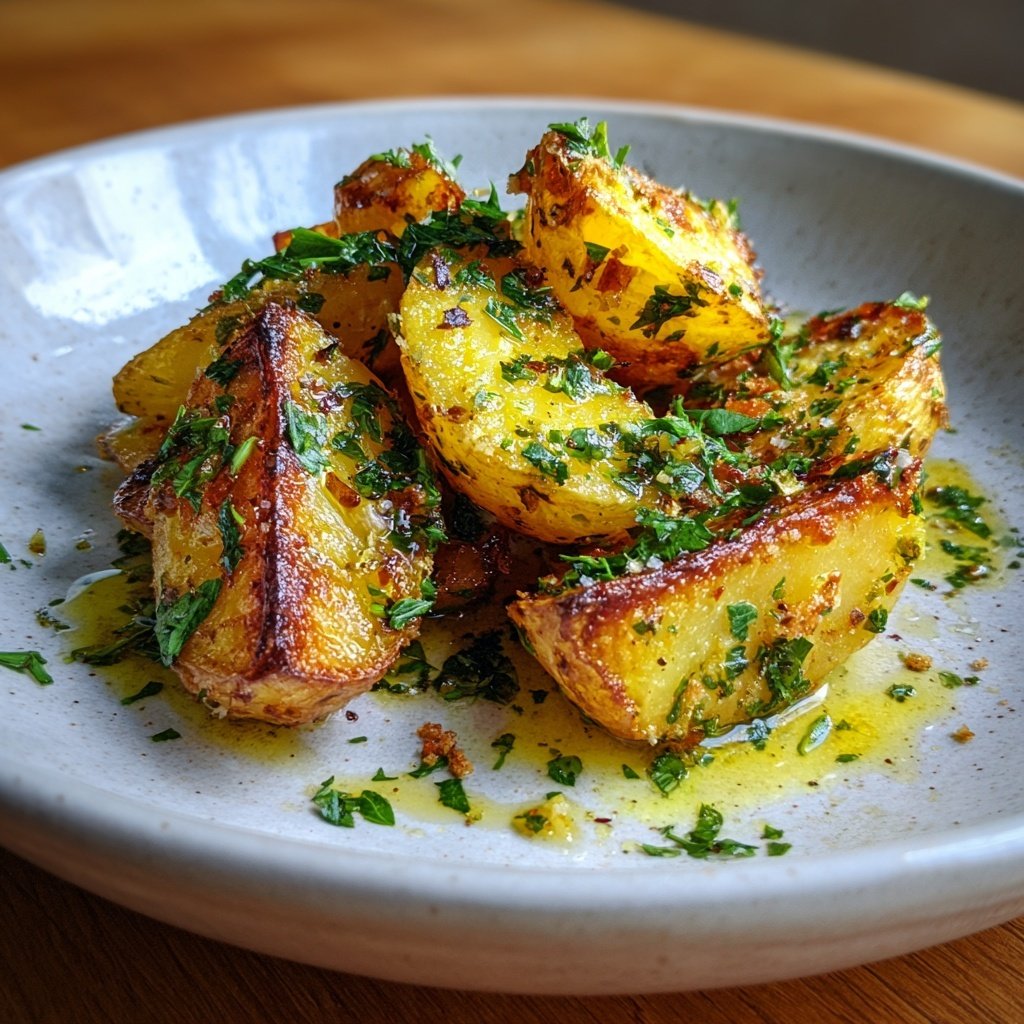 Grillkartoffeln Mit Knoblauch Und Kräutern