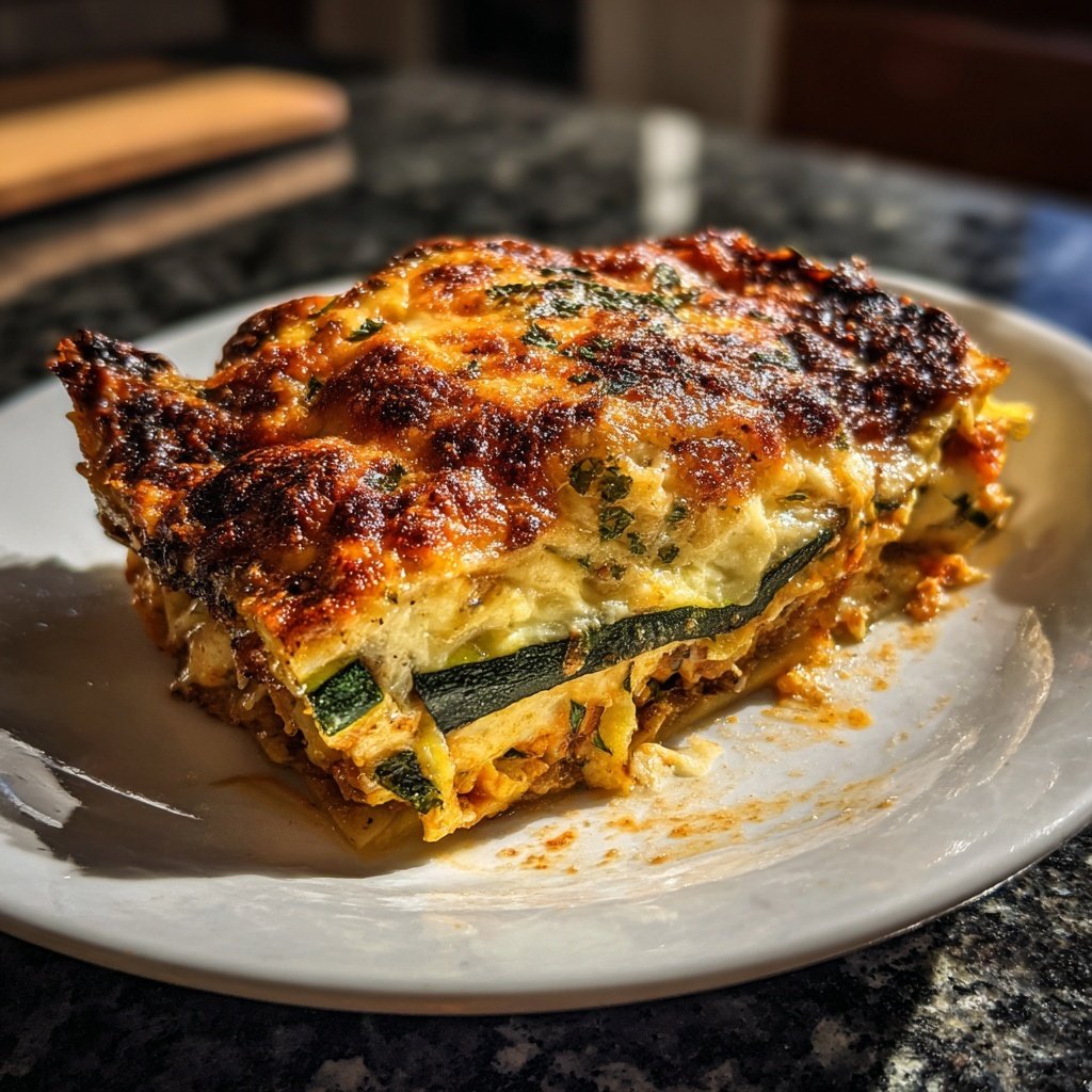 Lasagne mit Zucchini und Aubergine