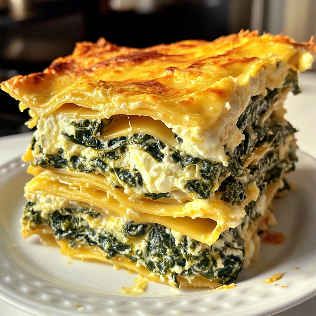 Lasagne mit Spinat und Ricotta