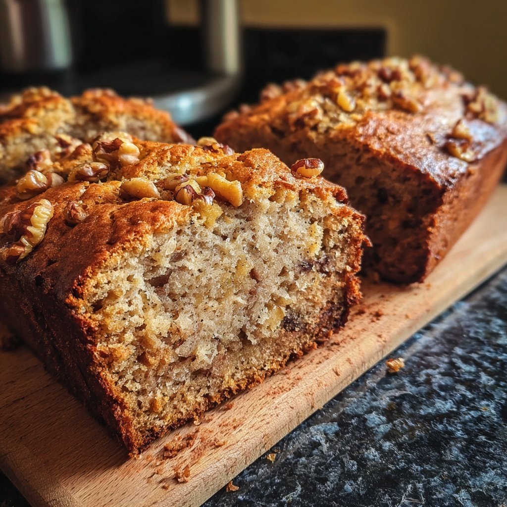 Bananenbrot mit Walnüssen